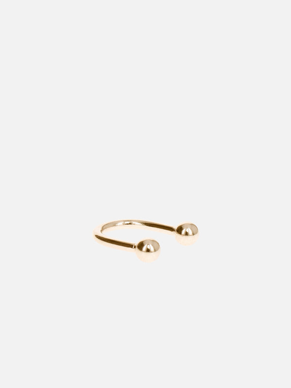 JUSTINE CLENQUET - YÜZÜK - Demi Ring - Gold - shopi go'da!.