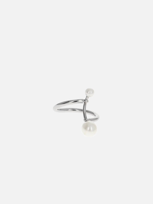JUSTINE CLENQUET - YÜZÜK - Mindy Ring - Pearl - shopi go'da!.
