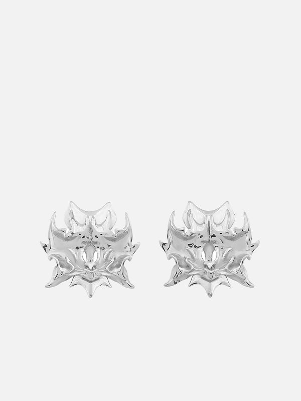 KAIZENEN - KÜPE - Morph Earrings - Silver - shopi go'da!.