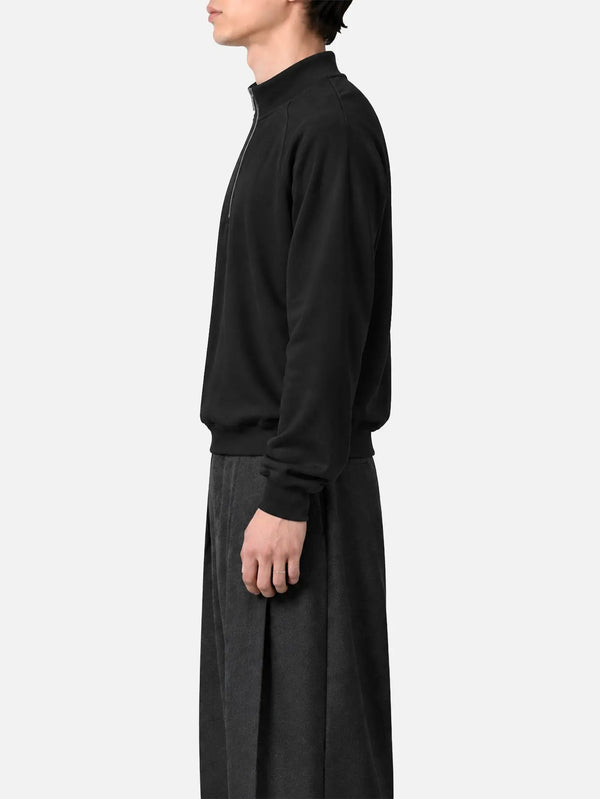 shopi go Katsuyama Half Zip Sweatshirt – siyah, yandan görünüm