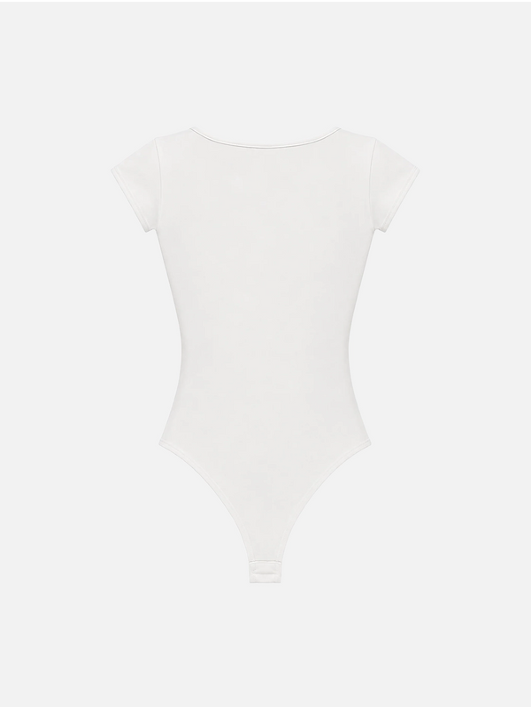 The Keyhole Bodysuit - White