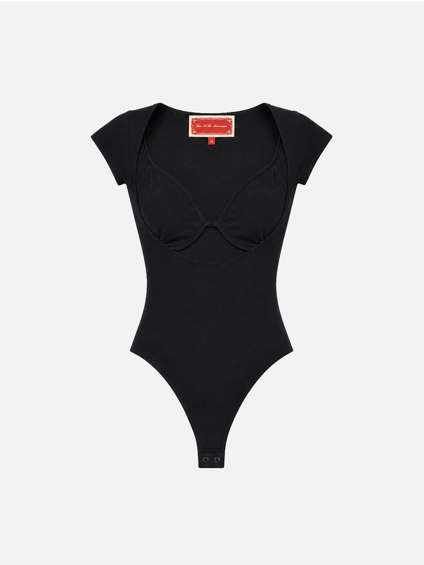 The Keyhole Bodysuit - Black