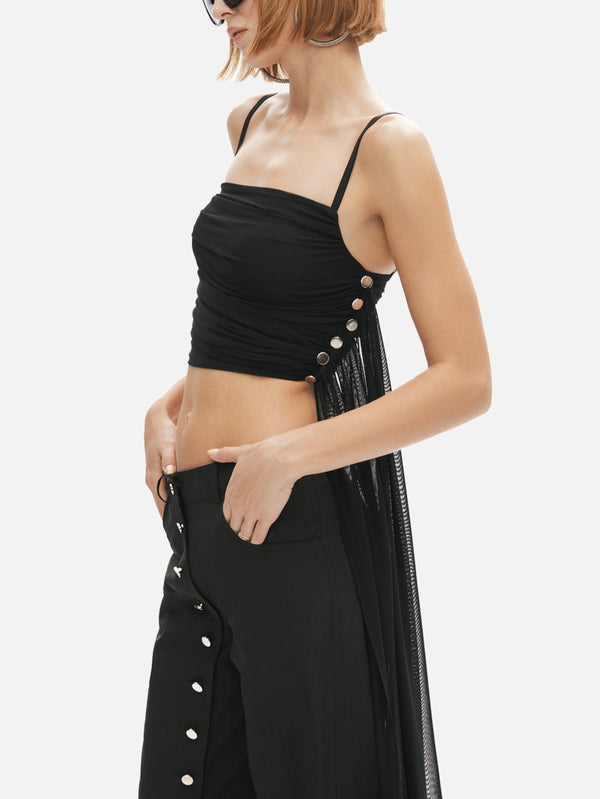 KHÉLA - BLUZ - Magnet of Scandal Top - Black - shopi go'da!.