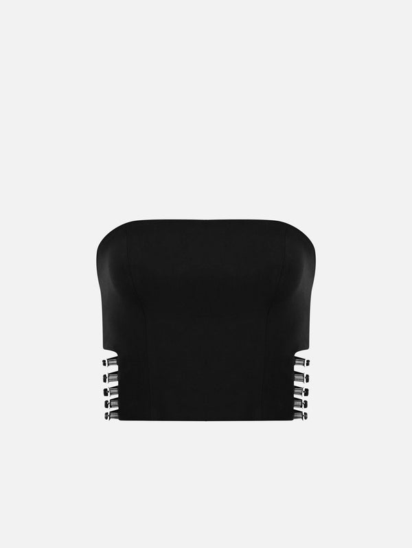 KHÉLA - BLUZ - Power Trip Top - Black - shopi go'da!.