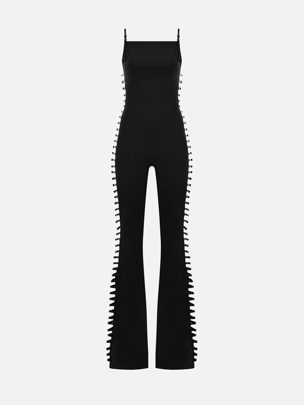 KHÉLA - ELBİSE - Provocatrix Jumpsuit - Black - shopi go'da!.