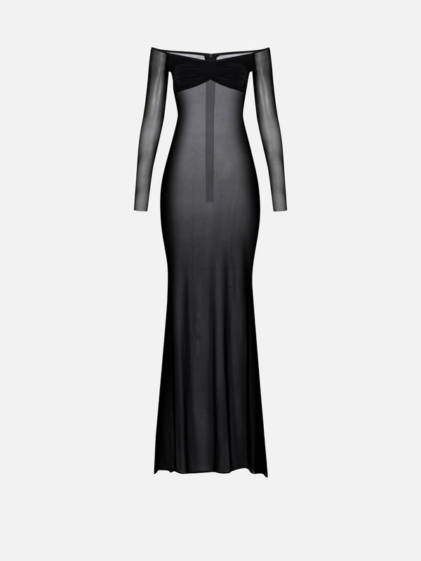 KHÉLA - ELBİSE - Seven Deadly Sips Dress - Black - shopi go'da!.