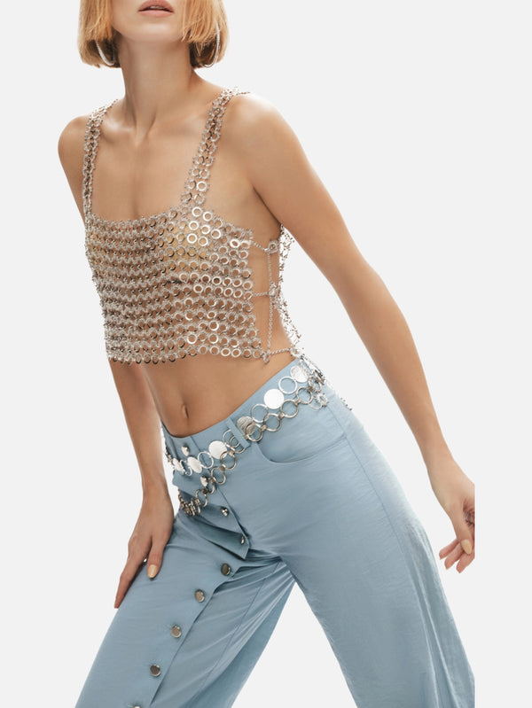 KHÉLA - PANTOLON - Magnet of Scandal Pants - Blue - shopi go'da!.