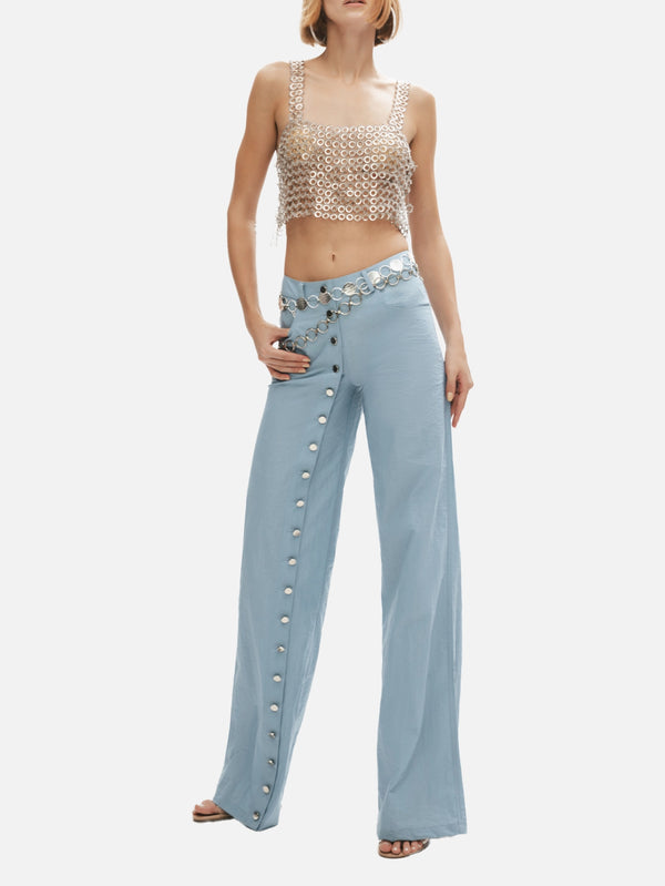 KHÉLA - PANTOLON - Magnet of Scandal Pants - Blue - shopi go'da!.