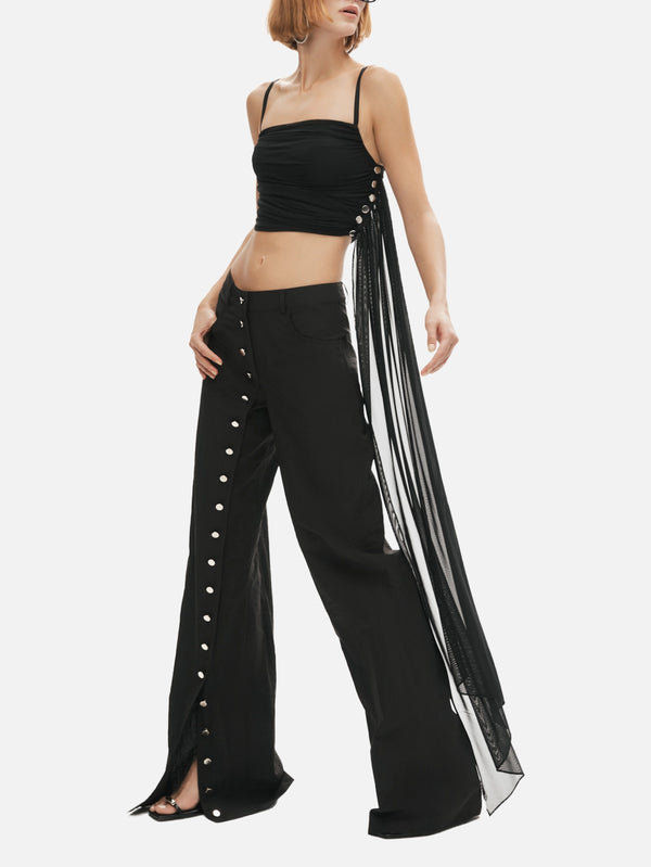 KHÉLA - PANTOLON - Magnet of Scandal Pants - Black - shopi go'da!.
