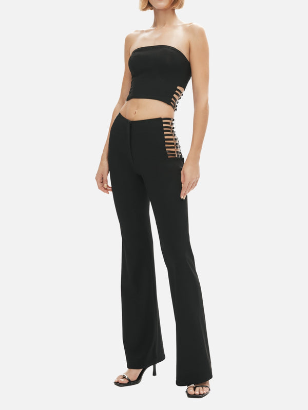 KHÉLA - PANTOLON - Power Trip Pants - Black - shopi go'da!.