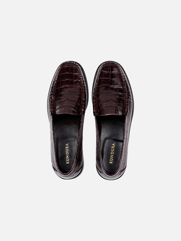 KUNDURA - AYAKKABI - Crocodile Penny Loafer No.2 - shopi go'da!.