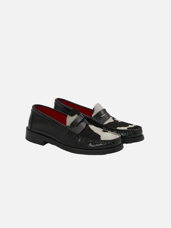 KUNDURA - AYAKKABI - NO:5 Penny Loafer - Siyah/Tay - shopi go'da!.