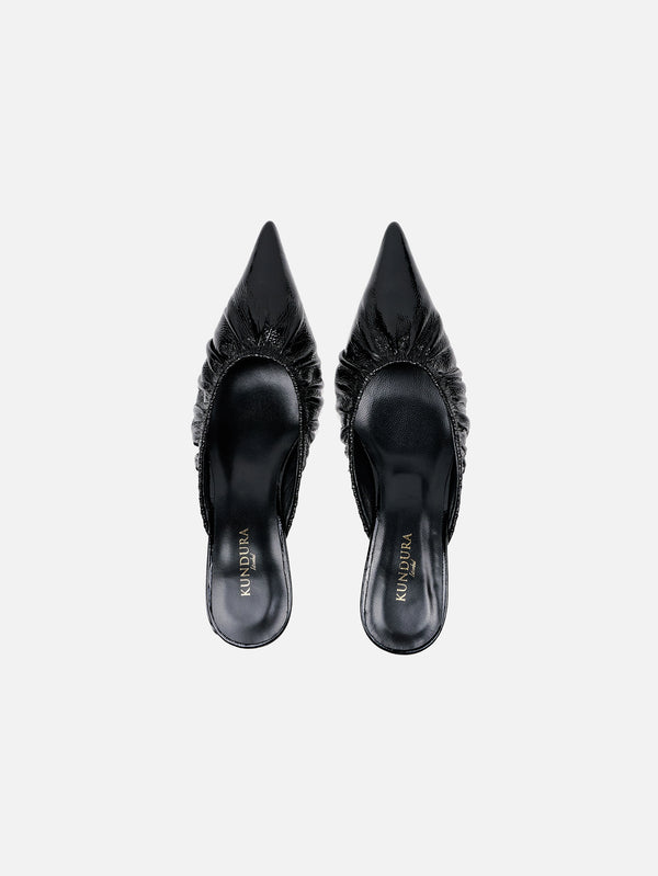 KUNDURA - AYAKKABI - Büzgülü Escarpin No.2 - shopi go'da!.