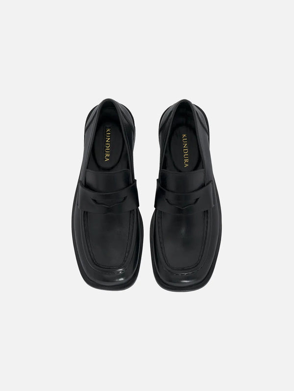 KUNDURA NO:5 Loafer - Siyah - Flats AYAKKABI