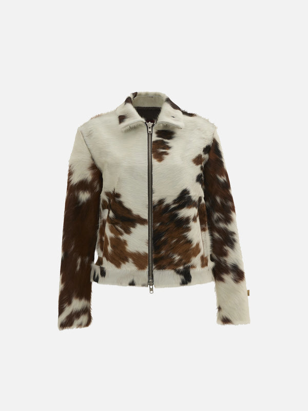 KUNDURA - CEKET - Kundura Pony Leather Jacket - shopi go'da!.