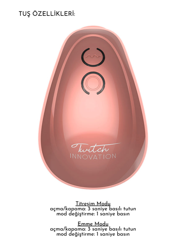 L'INFINI - CİNSEL OBJE - Twitch Klitoris Uyarıcı Vibratör Rose - shopi go'da!.
