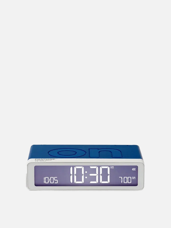 LEXON - SAAT - Lexon x Pantone Flip Klasik Alarm Saat Mavi - shopi go'da!.