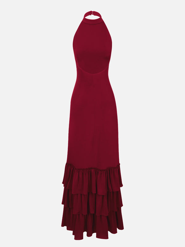 Liora Red Maxi Dress