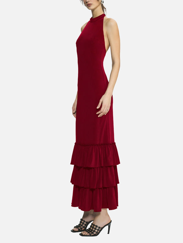 Liora Red Maxi Dress
