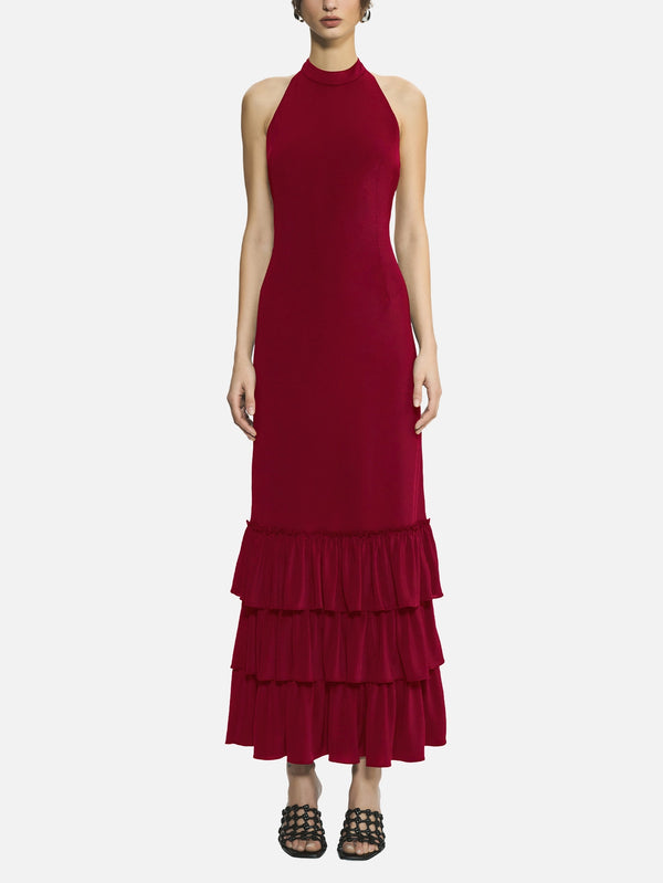 Liora Red Maxi Dress