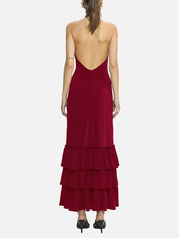Liora Red Maxi Dress