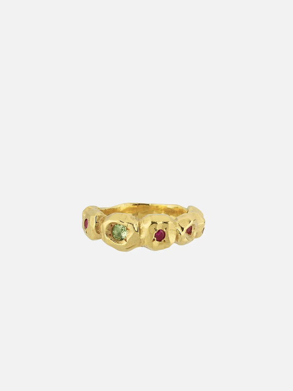 JEWELS FOR JOY Ludicrum Ring – altın, önden görünüm