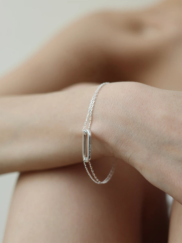 MAGOA STUDIO - BİLEKLİK - Jarvis Bracelet - Silver - shopi go'da!.