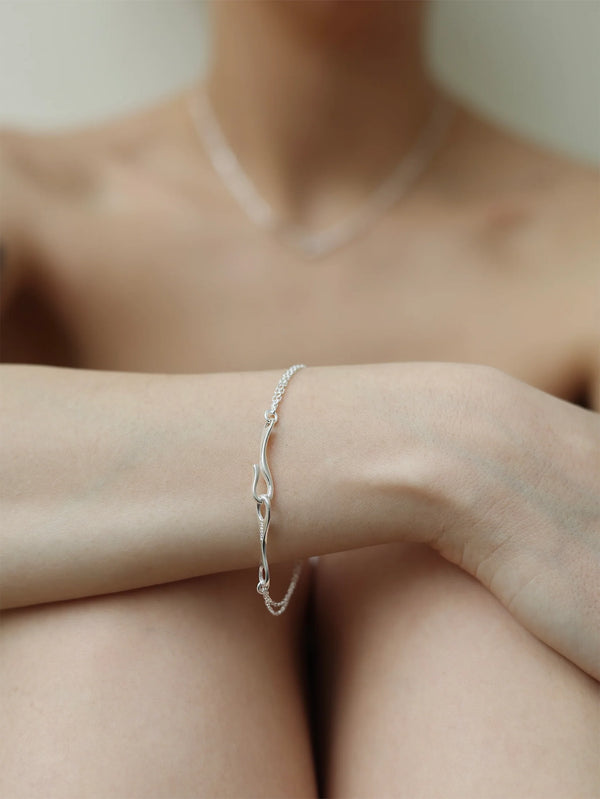 MAGOA STUDIO - BİLEKLİK - Jarvis Bracelet - Silver - shopi go'da!.