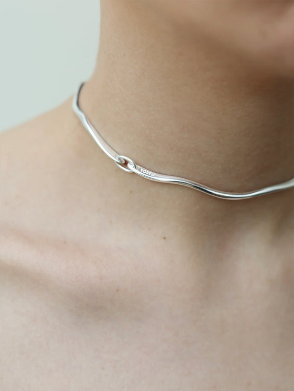 MAGOA STUDIO - KOLYE - Bouvet Necklace - Silver - shopi go'da!.