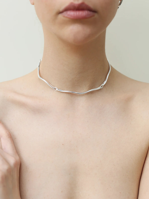 MAGOA STUDIO - KOLYE - Bouvet Necklace - Silver - shopi go'da!.