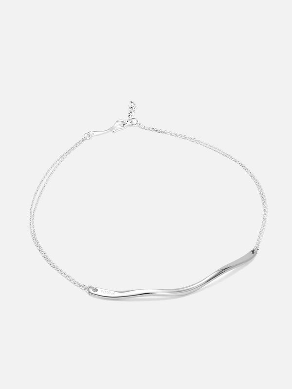 MAGOA STUDIO - KOLYE - Cherny Necklace - Silver - shopi go'da!.