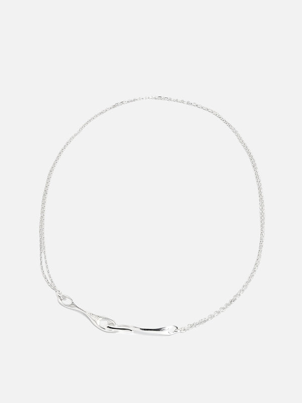 MAGOA STUDIO - KOLYE - Gordon Necklace - Silver - shopi go'da!.
