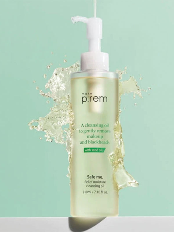 MAKE P:REM - NEMLENDİRİCİ - Make Prem Safe Me. Moisture Cleansing Oil 210ml - shopi go'da!.