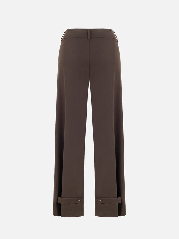 MANAS STUDIO - PANTOLON - Nox Pants - Brown - shopi go'da!.