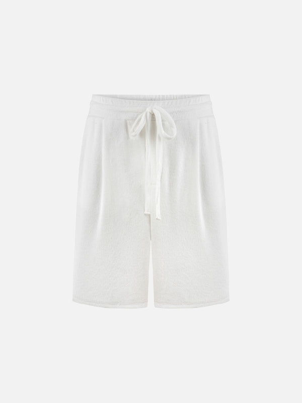 MANAS STUDIO - ŞORT - Zyra Shorts - Ecru - shopi go'da!.