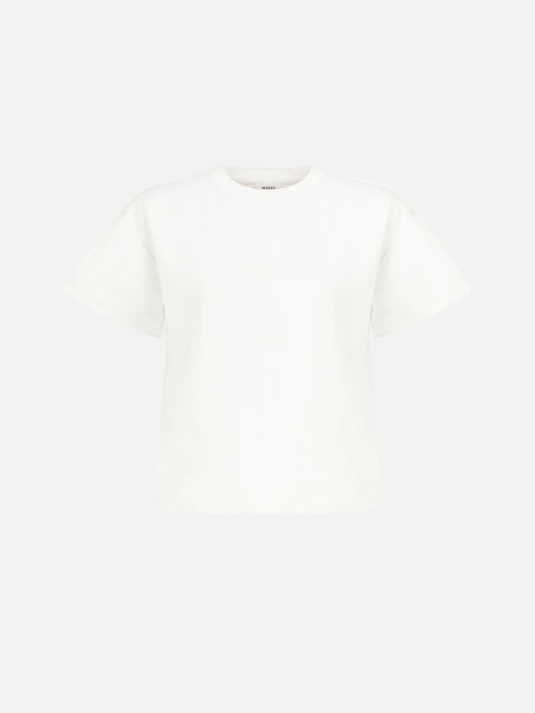 MANAS STUDIO - T-SHIRT - Rhea Tee - Ecru - shopi go'da!.