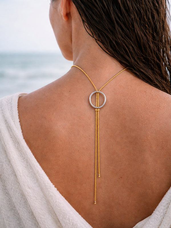 MAREE - KOLYE - Equilibria Necklace - Gold - shopi go'da!.