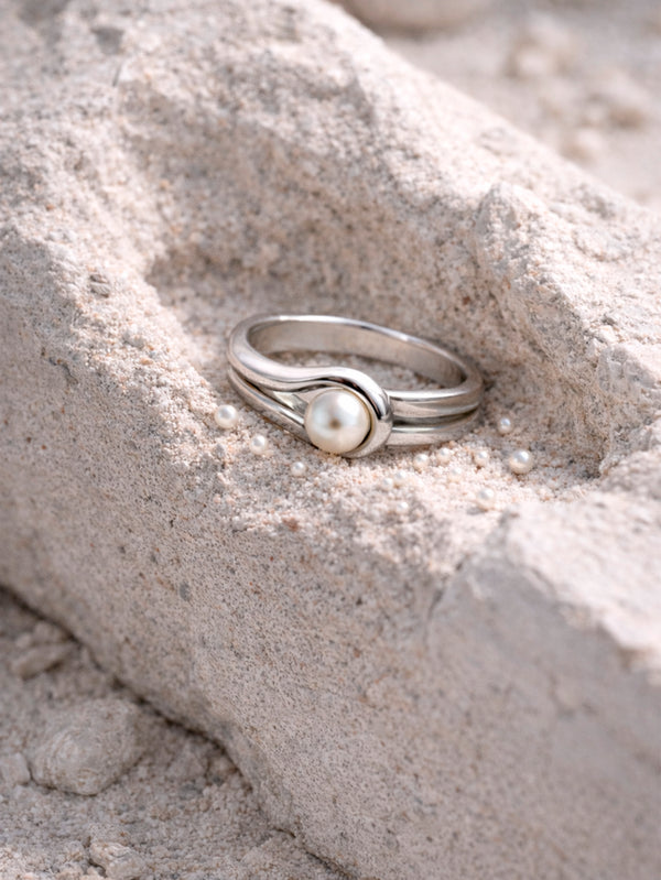 MAREE - YÜZÜK - Borderline Ring - Silver - shopi go'da!.
