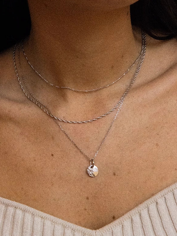 MARIA BLACK - KOLYE - Aspen Necklace - Silver - shopi go'da!.