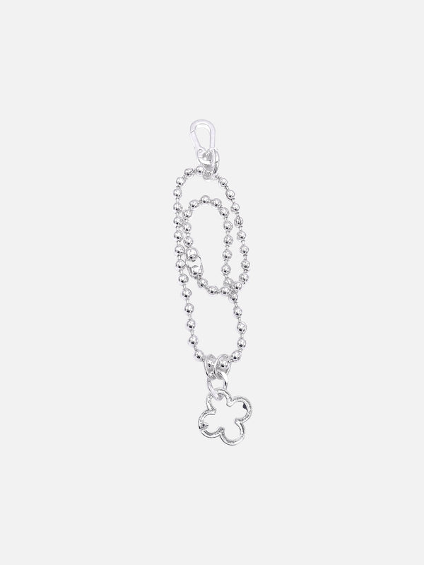 MARTINE ALI - KOLYE - Fleur Drop Chain - Silver - shopi go'da!.