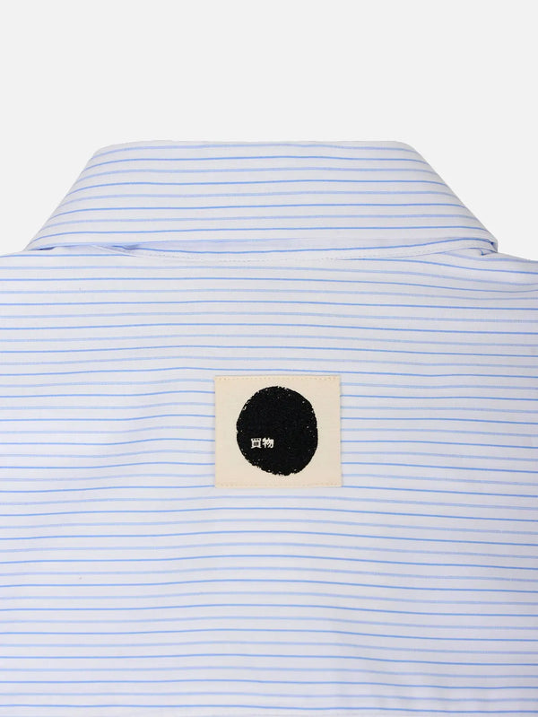 SHOPI GO Sumida Boxy Shirt - Light Blue & White - Kategorize edilmemiş GÖMLEK