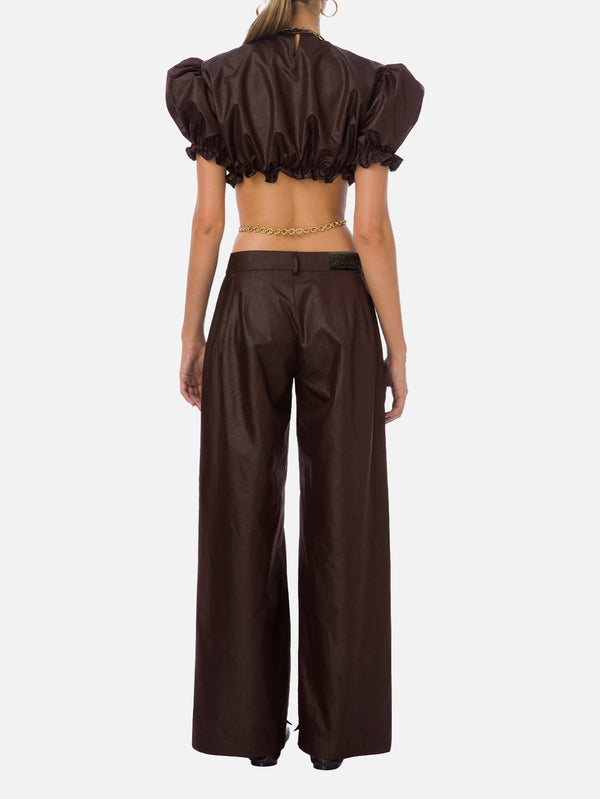 MI MAGIC LOVE - PANTOLON - Mimi Cargo Trousers - Brown - shopi go'da!.