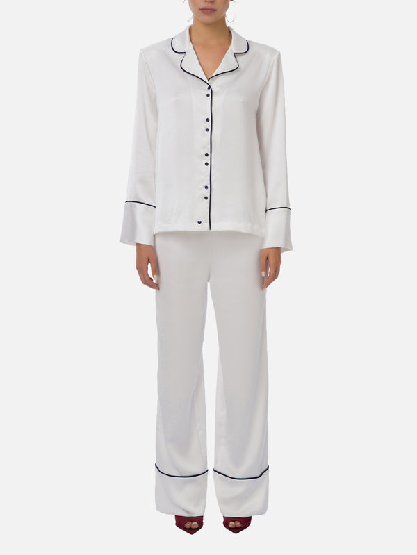 MI MAGIC LOVE - PİJAMA TAKIMI - Mio Set - White - shopi go'da!.