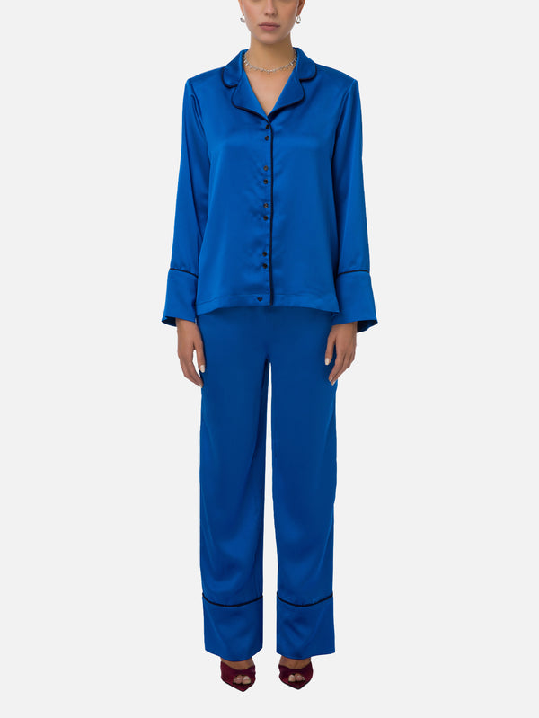MI MAGIC LOVE - PİJAMA TAKIMI - Mio Set - Royal Blue - shopi go'da!.