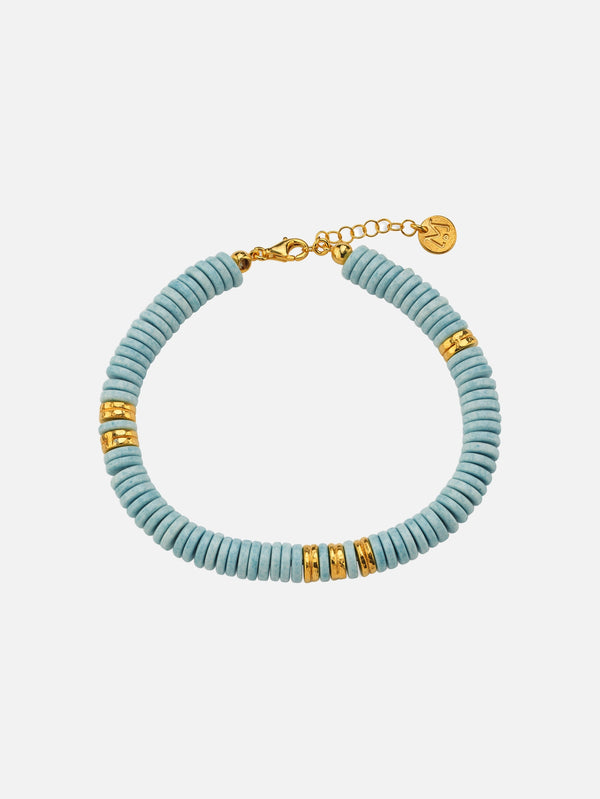 MICHAEL'S - BİLEKLİK - Sky Blue Howlite Bracelet - shopi go'da!.