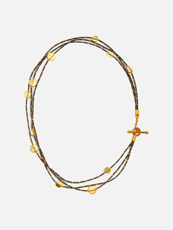 MICHAEL'S - KOLYE - Hematite Element Wrap Kolye - shopi go'da!.
