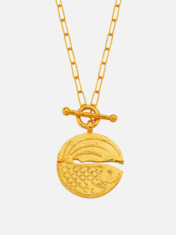 MICHAEL'S - KOLYE - Koi Fish Chained River Kolye - shopi go'da!.