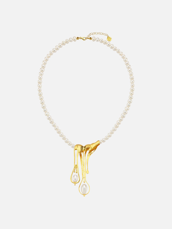 MICHAEL'S - KOLYE - Pearl Drop Vermeil Kolye - shopi go'da!.