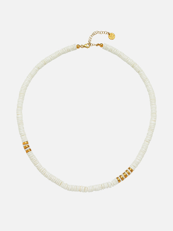 MICHAEL'S - KOLYE - Chipped Howlite Necklace - shopi go'da!.