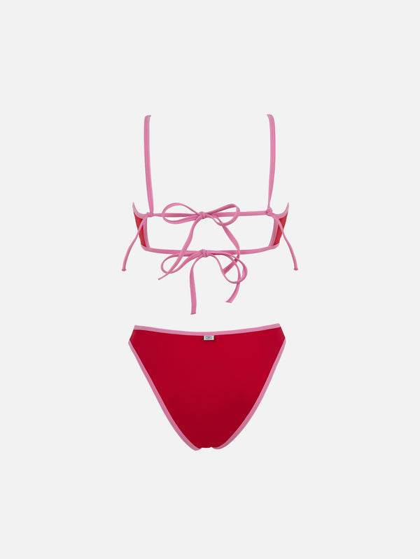 MIN SWIMWEAR - BİKİNİ ALTI - Everywhere Düz Bikini Altı - Kırmızı - shopi go'da!.